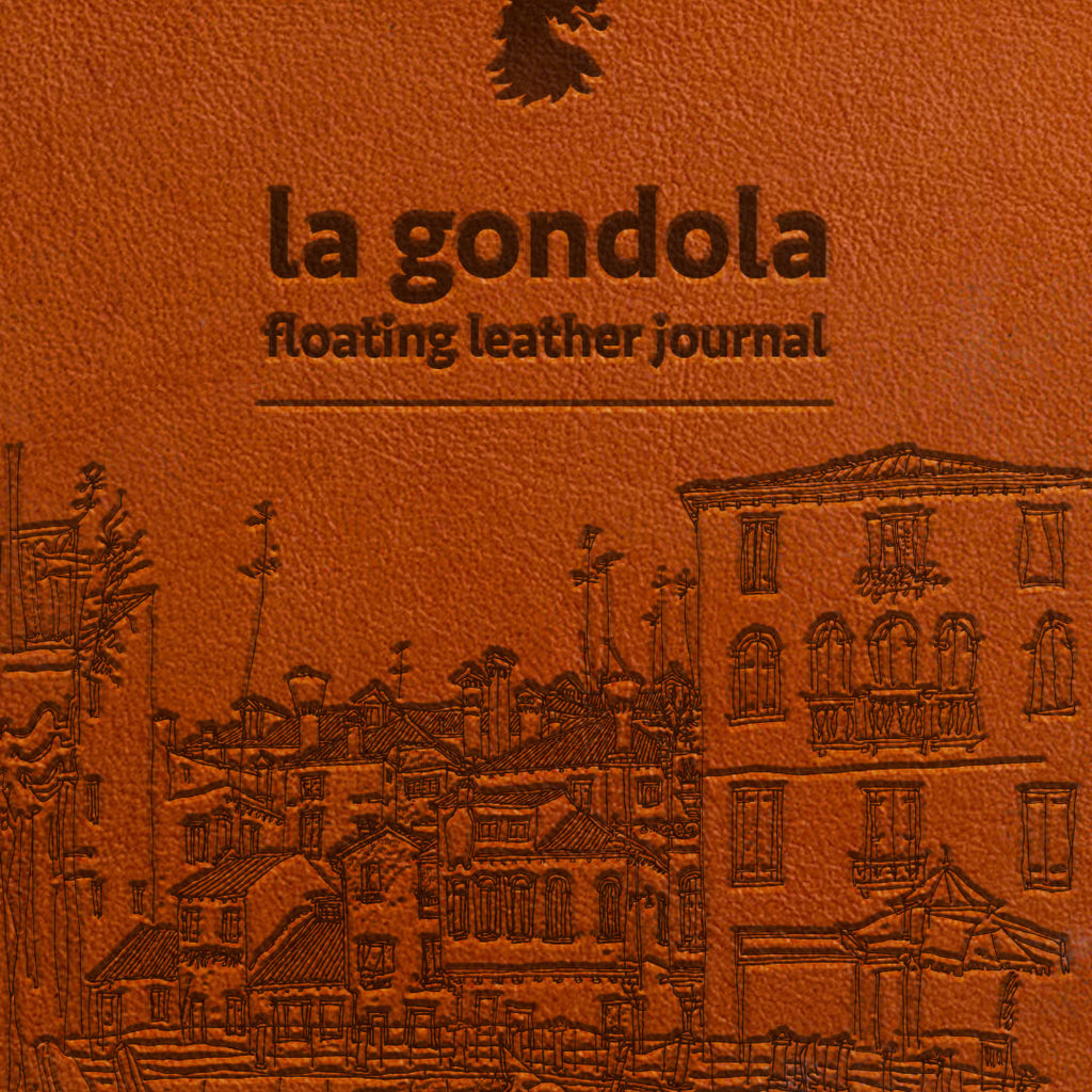 [new launch] la gondola | floating leather journal