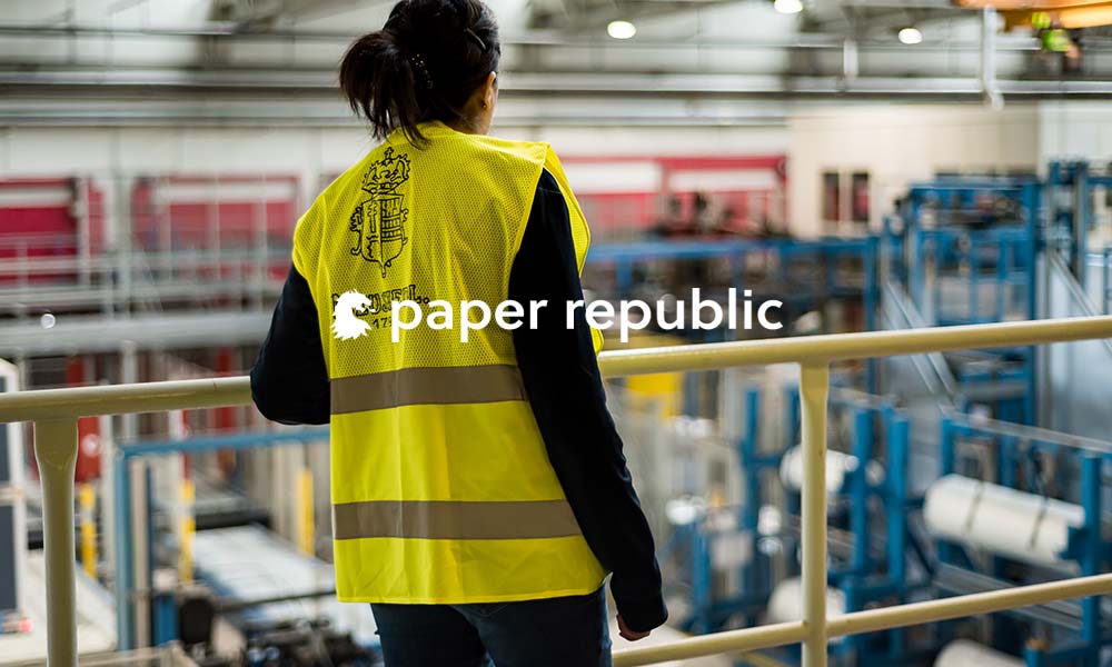 Visiting our paper supplier 📜