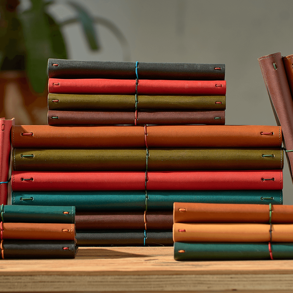 leather journals and portfolios