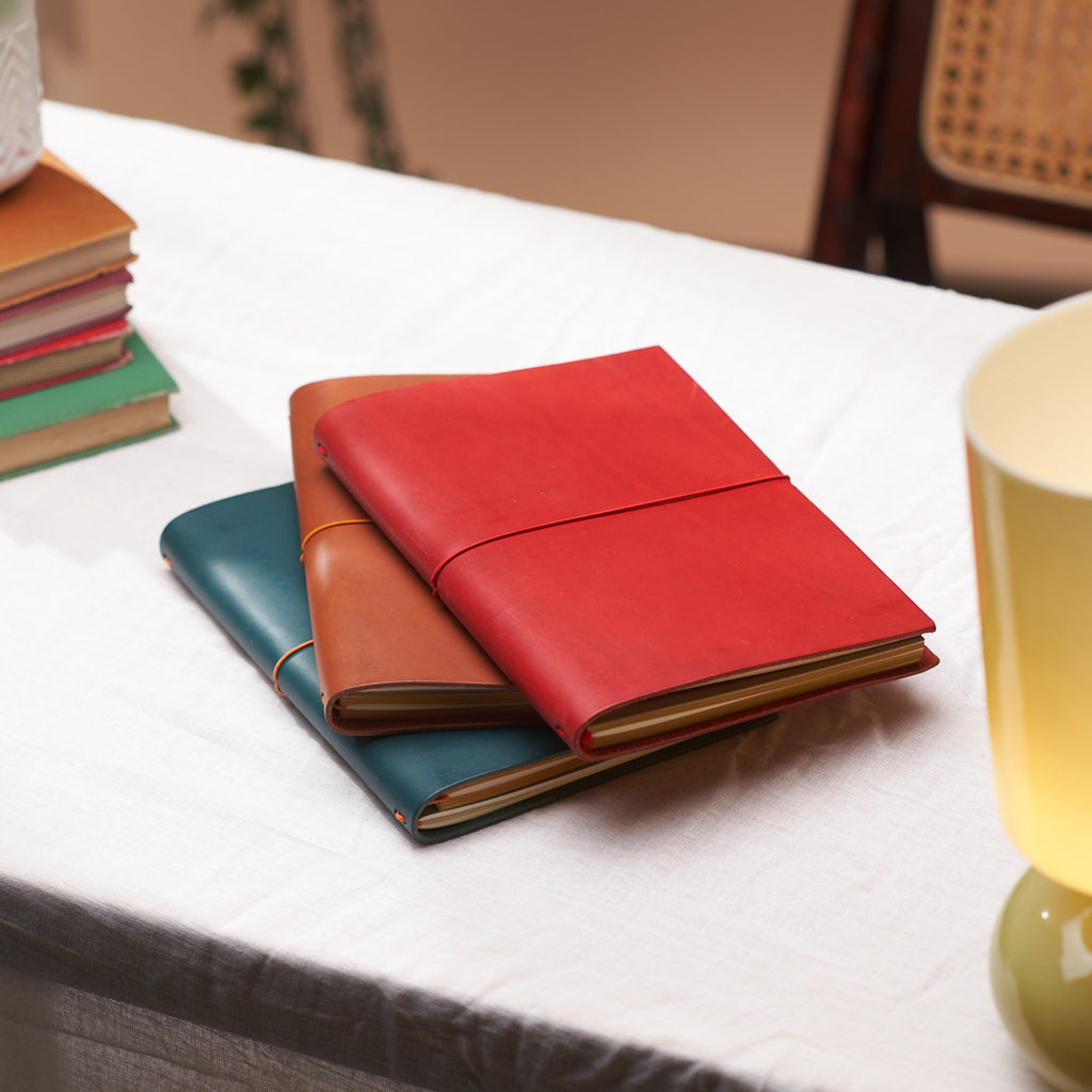 embossed leather journals & covers – paper republic