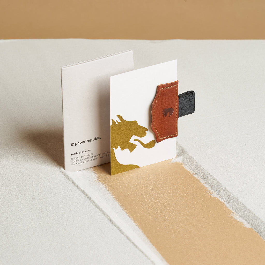 paper republic ノート　ペンホルダー　カード　ホルダー Le Loop Penholder - Accessory for Notebooks – paper republic