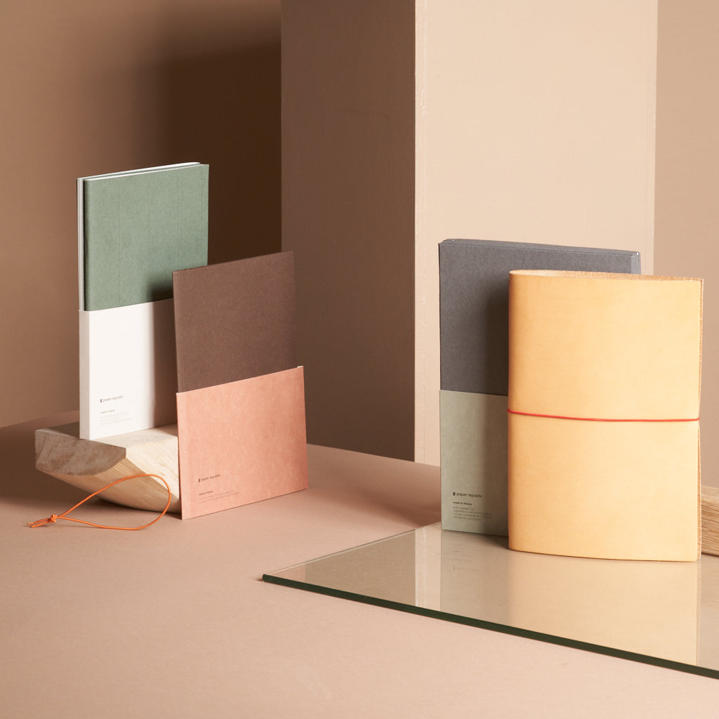 always organised bundle | leather journal bundle – paper republic